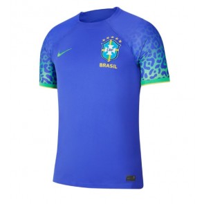 Lacne Muži Futbalové dres Brazília MS 2022 Krátky Rukáv - Preč